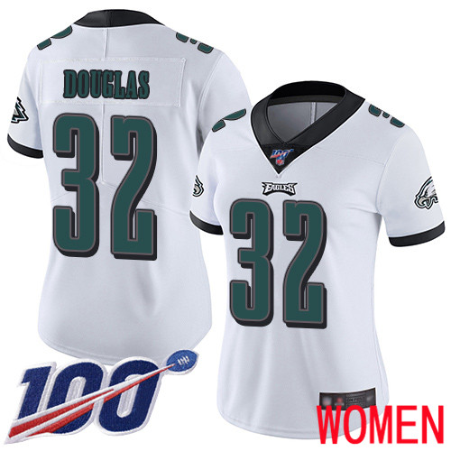 Women Philadelphia Eagles #32 Rasul Douglas White Vapor Untouchable NFL Jersey Limited Player Season